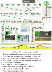 St. Albert to Calahoo via Hwy 779 HIl.