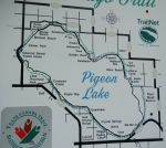 Pigeon Lake Trail Map