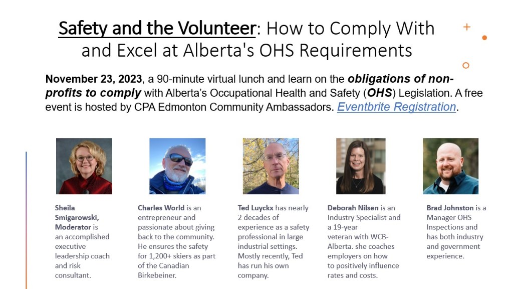 2023-11-23 - OHS and the Volunteer Webinar.